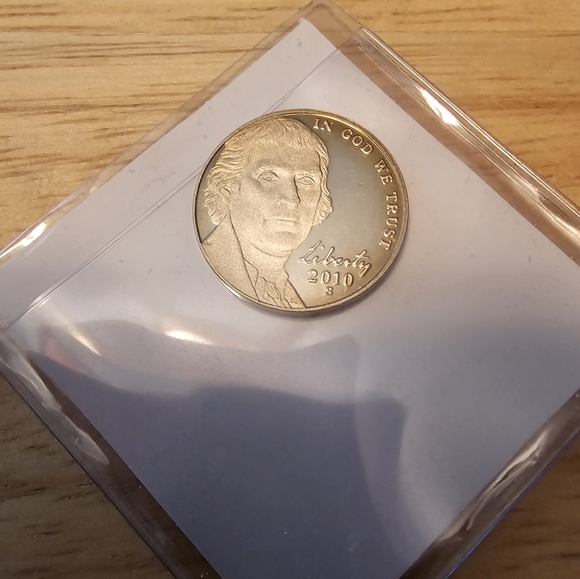 UNC 2010-S 5C DCAM Jefferson Proof Nickle - Picture 1 of 2